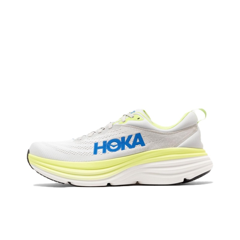 Hoka Bondi 8 'Grey Light Blue' Мужские