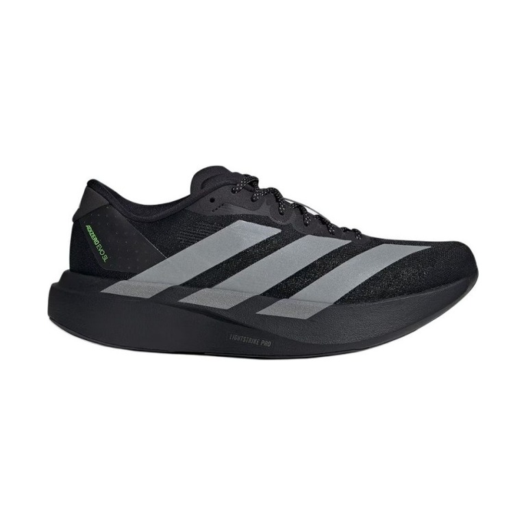 Adidas Adizero Evo SL 'Core Black / Silver Metallic / Signal Green' Мужские