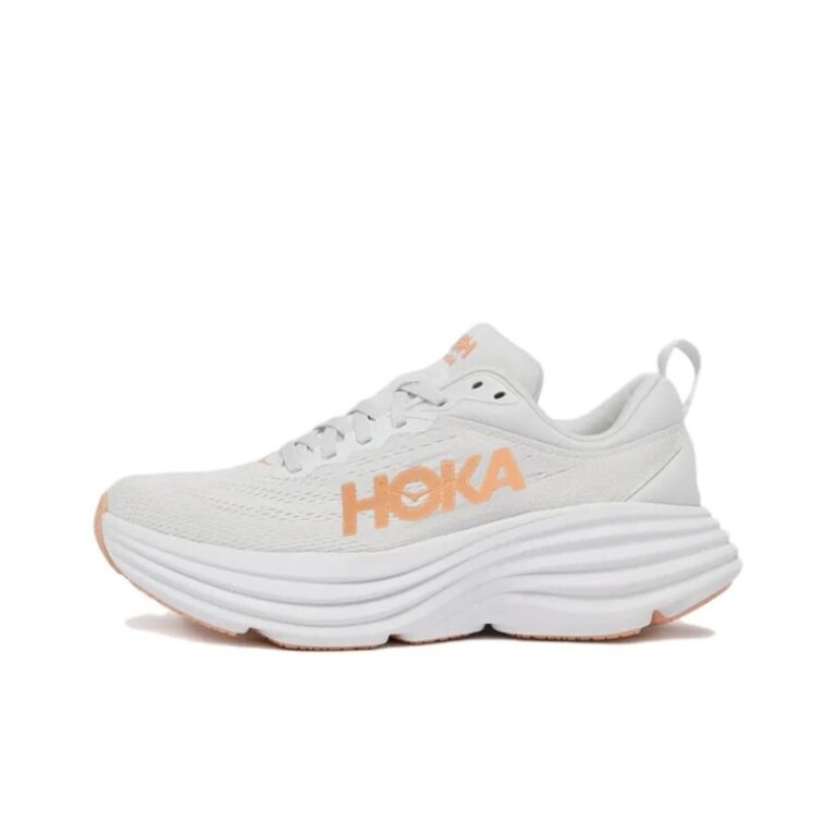 Hoka Bondi 8 'White Lavender Purple' Женские