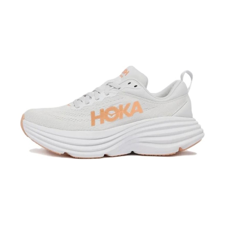 Hoka Bondi 8 'White Lavender Purple' Женские