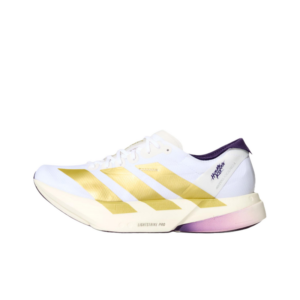 Adidas Adizero Adios Pro 4 'Cloud White / Gold Metallic / Aurora Plum' Мужские