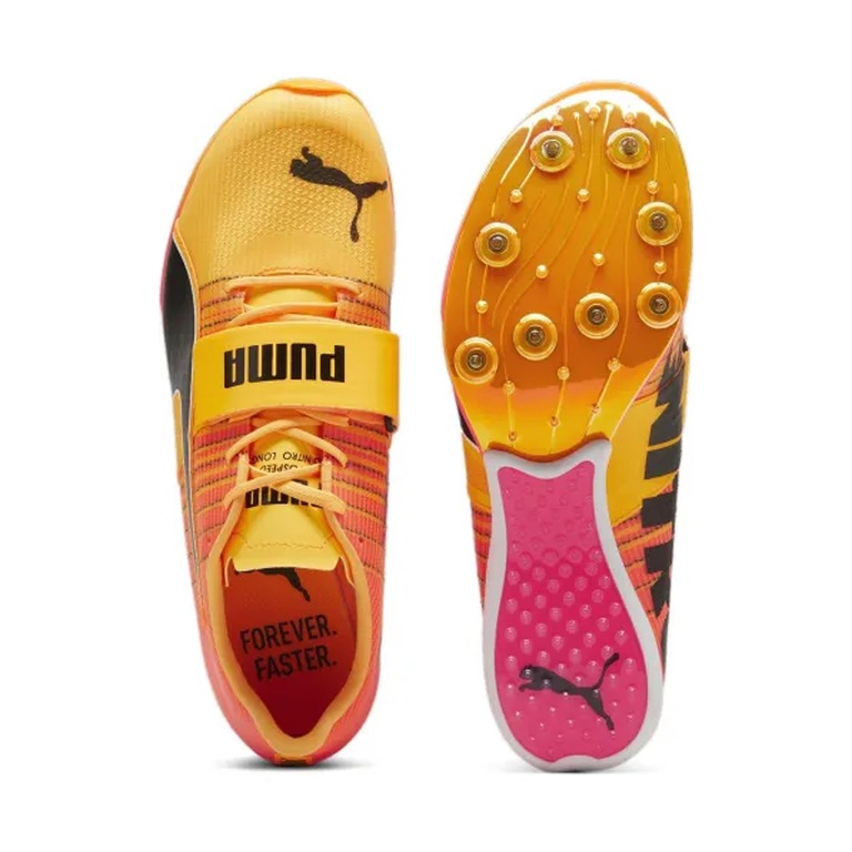 Puma evoSPEED Long Jump Nitro 2 'Cleats Orange Black' Унисекс