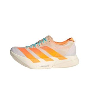 Adidas Adizero Adios Pro 4 'Crystal Sand / Flash Orange / Flash Aqua' Женские