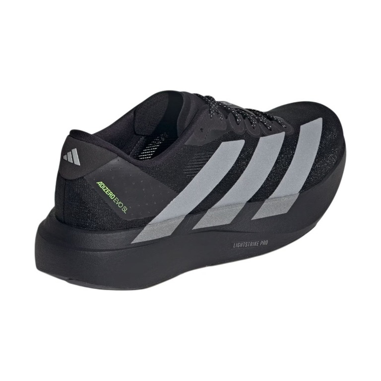 Adidas Adizero Evo SL 'Core Black / Silver Metallic / Signal Green' Мужские