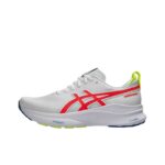 White/Flash Coral ASICS Track Club