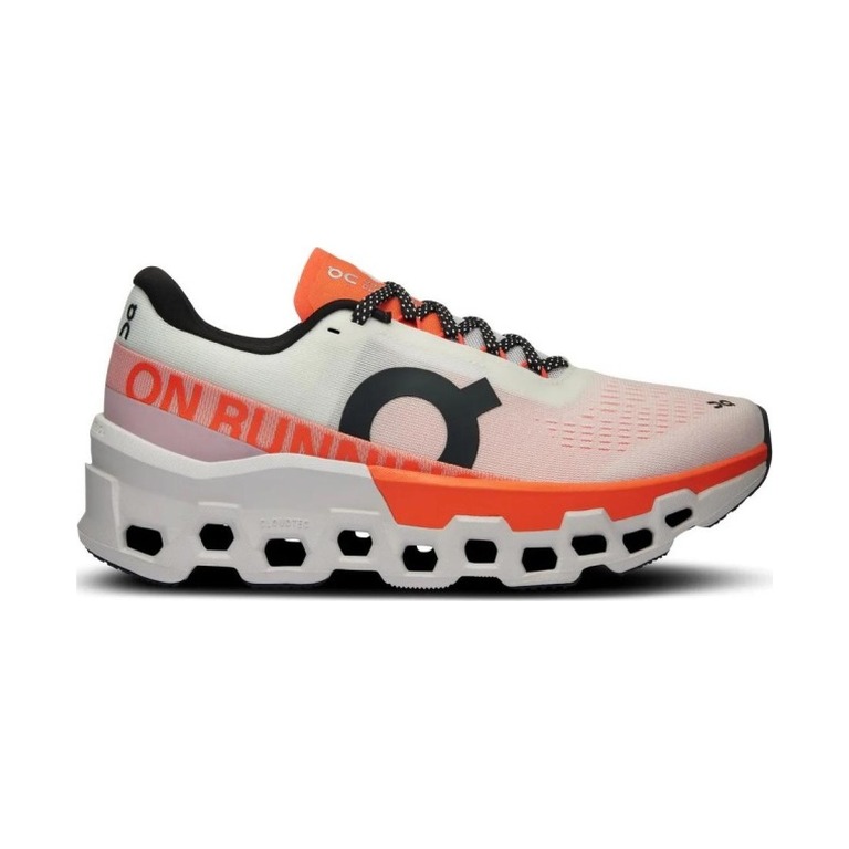 On Cloudmonster 2 'White Orange' Женские