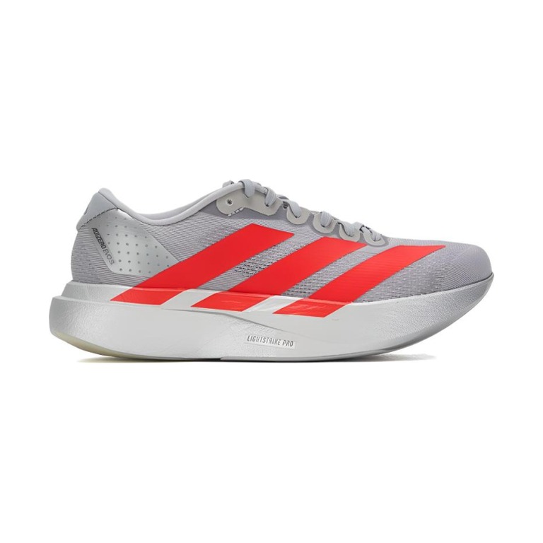 Adidas Adizero Evo SL 'Silver Metallic / Lucid Red / Iron Metallic' Женские
