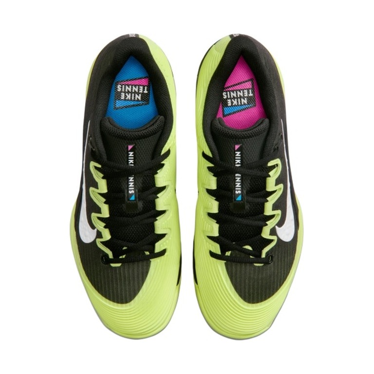 Nike Vapor 12 'Black Light Lemon Twist Blue Ribbon Heather White' Женские