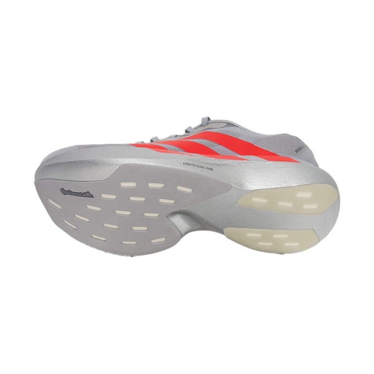 Adidas Adizero Evo SL 'Silver Metallic / Lucid Red / Iron Metallic' Женские