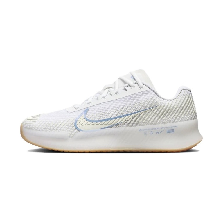 Nike Air Zoom Vapor 11 'White Blue Tint Sail Metallic Silver' Женские