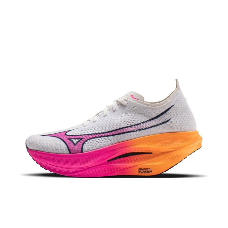 Mizuno Wave Rebellion Pro 3 'White Pink' Мужские