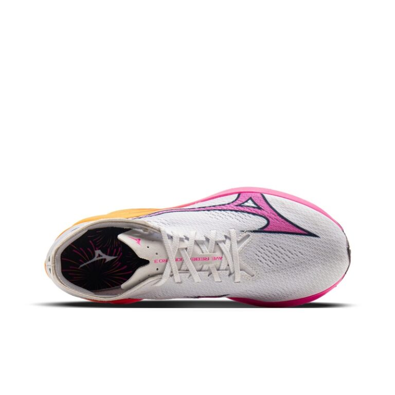 Mizuno Wave Rebellion Pro 3 'White Pink' Мужские