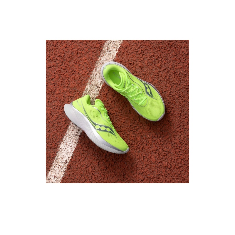 Saucony Kinvara 'Neon Green Blue' Женские