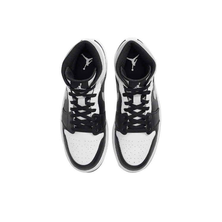 Air Jordan 1 Mid 'Black Dark Smoke Grey Gum Medium Brown Black' Мужские