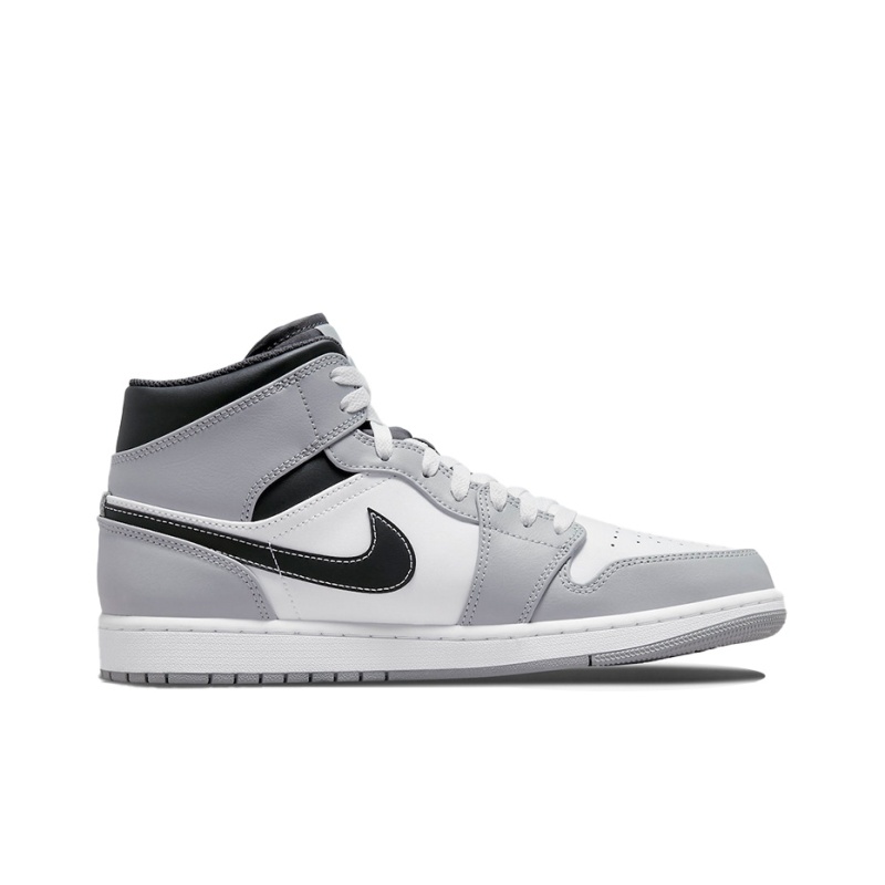 Air Jordan 1 Mid 'Light Smoke Grey / Anthracite / White' Мужские