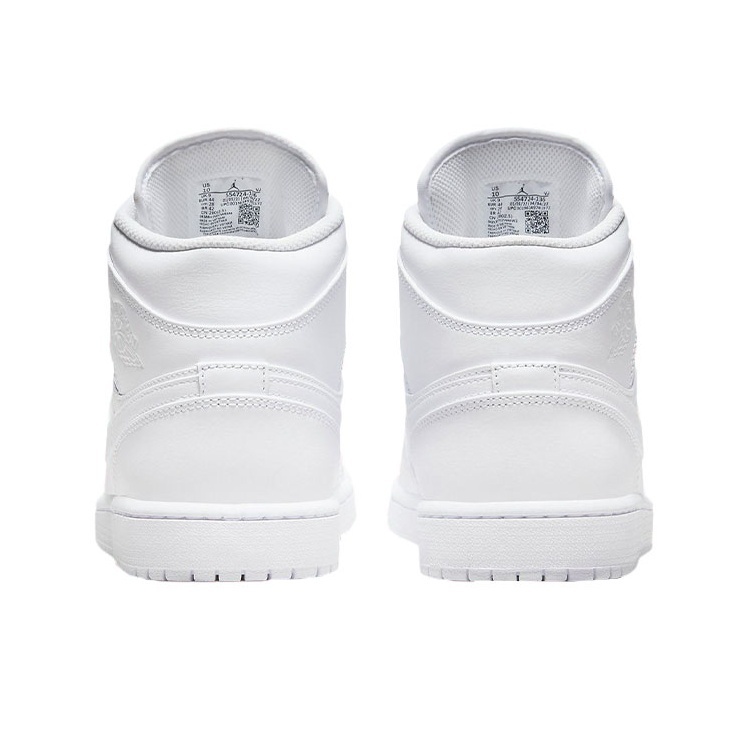 Air Jordan 1 Mid 'Triple White' Мужские