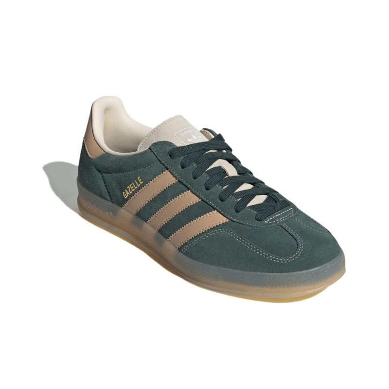 Adidas Gazelle Indoor 'Shadow Green/Warm Sandstone/Wonder White' Мужские