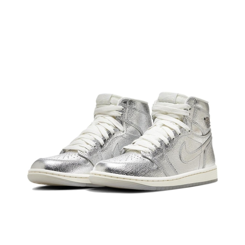 Air Jordan 1 High OG 'Team Red University Red Midnight Navy Chrome' Женские