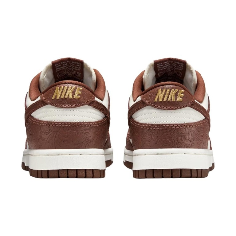 Nike Dunk Low 'Sail Metallic Gold Fauna Brown' Женские