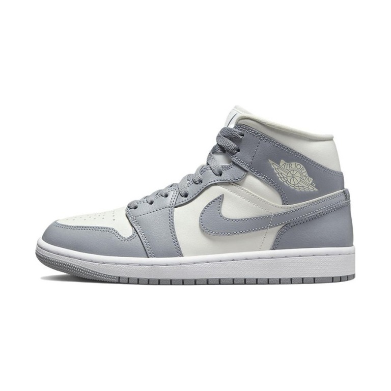Air Jordan 1 Mid 'White Black University Blue' Женские