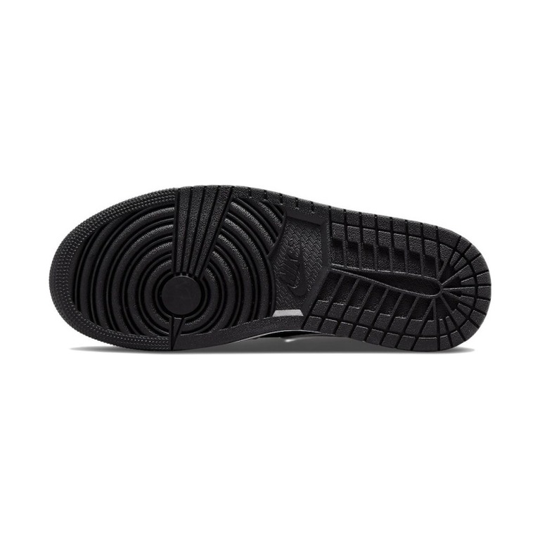 Air Jordan 1 Mid 'White Photon Dust Metallic Silver Summit White' Женские