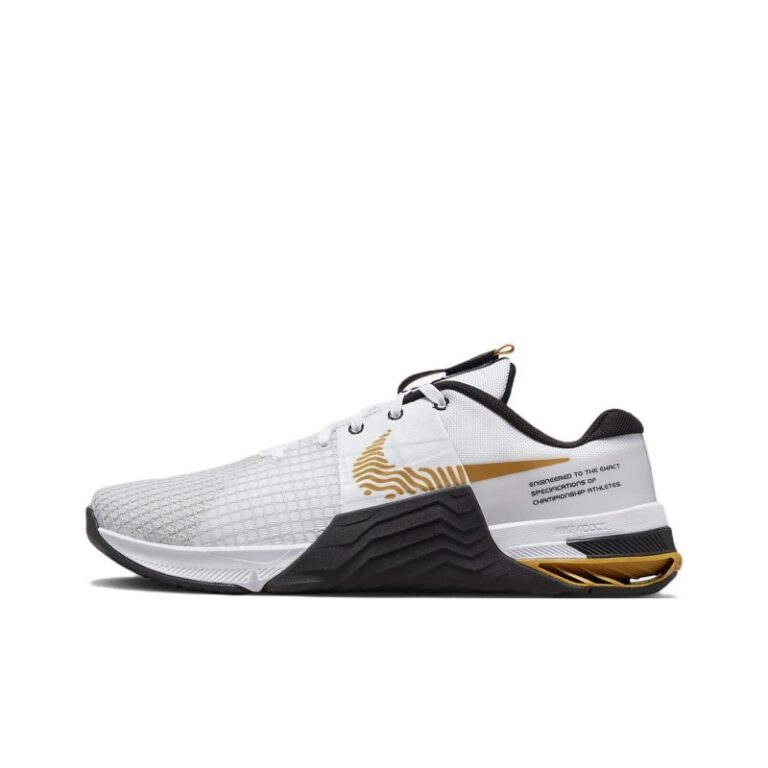 Nike Metcon 8 'White / Midnight Navy / Metallic Silver' Мужские