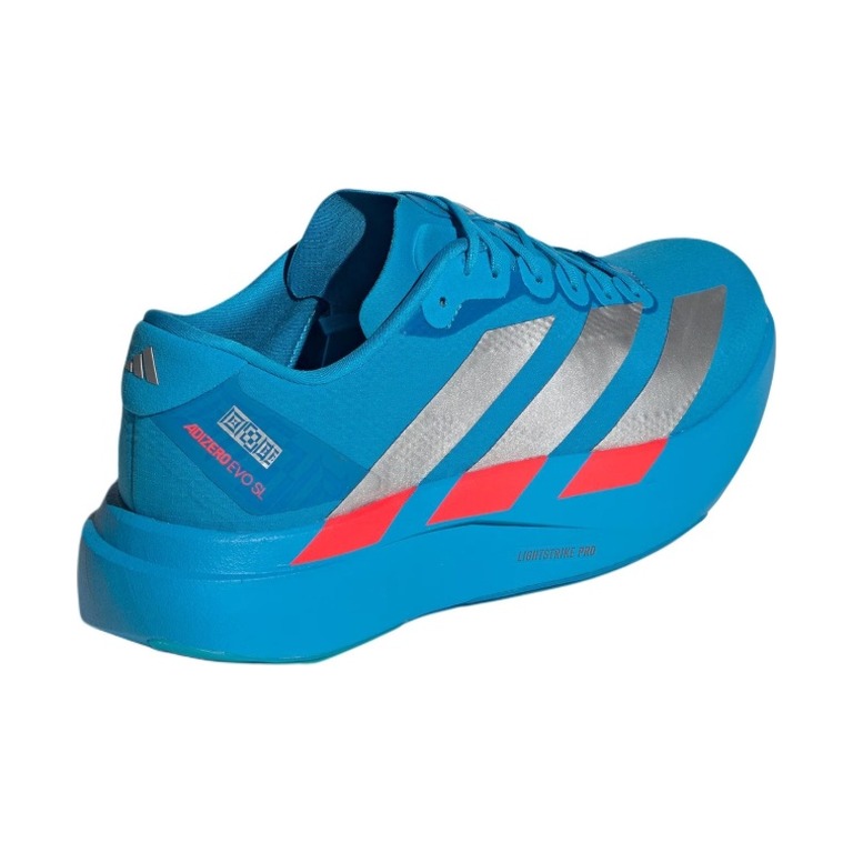 Adidas Adizero Evo SL Woven 'Solar Blue / Silver Metallic / Lucid Red' Мужские