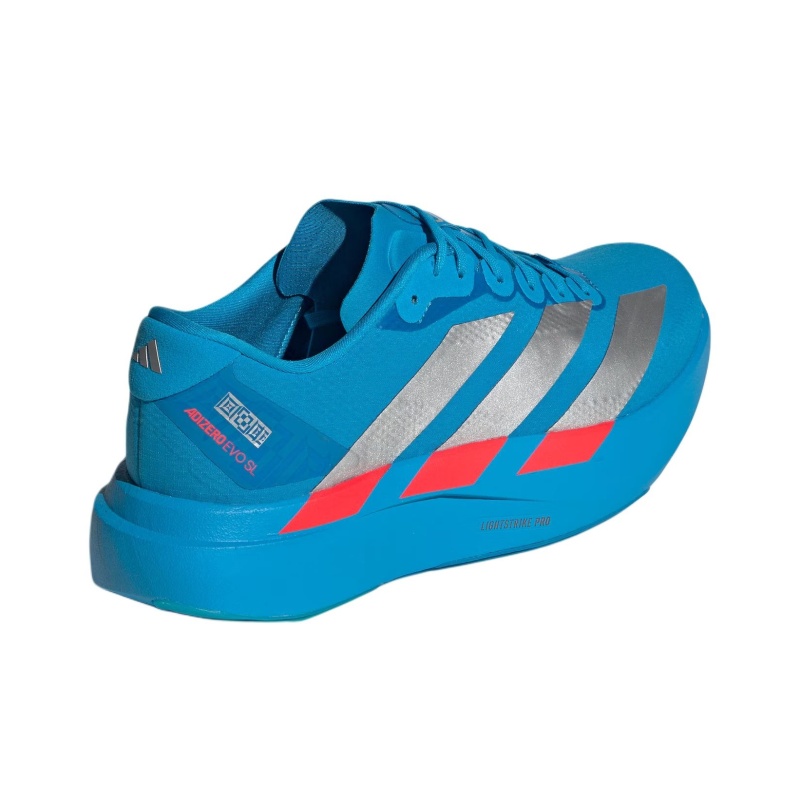 Adidas Adizero Evo SL 'Solar Blue / Silver Metallic / Lucid Red' Мужские