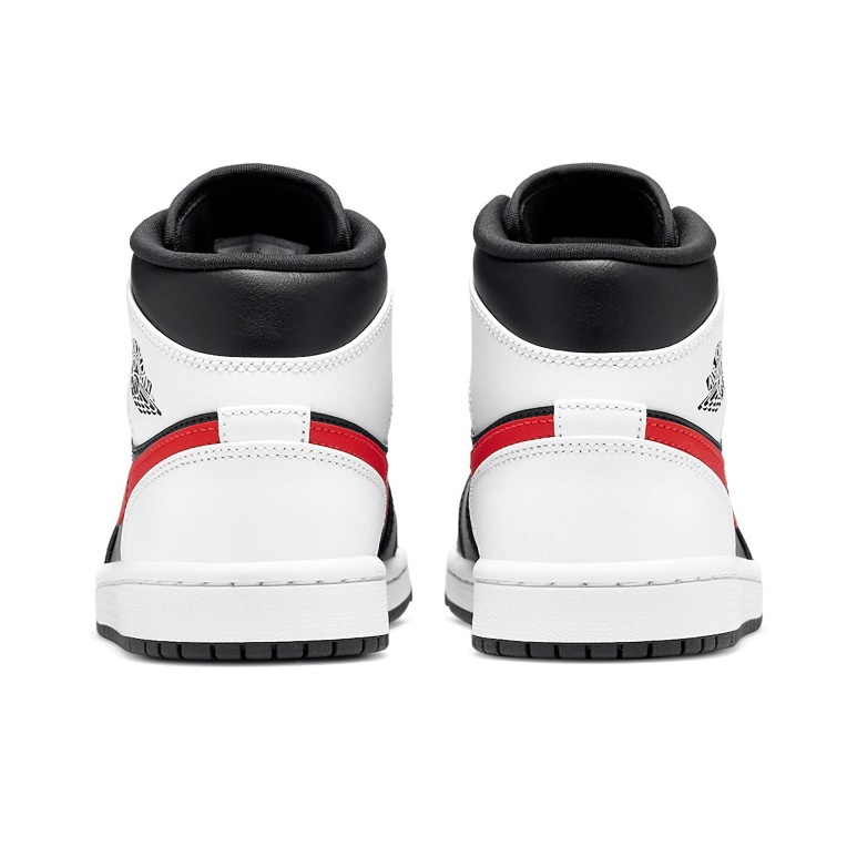 Air Jordan 1 Mid 'Black / Chile Red / White' Мужские