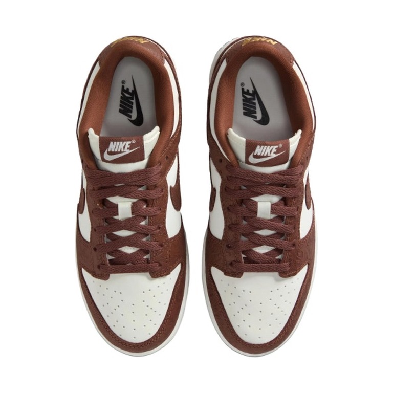 Nike Dunk Low 'Sail Metallic Gold Fauna Brown' Женские