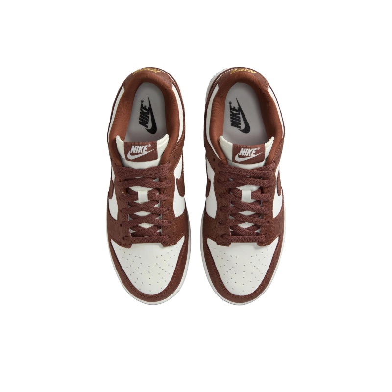 Nike Dunk Low 'Sail Sail Metallic Gold Fauna Brown' Женские