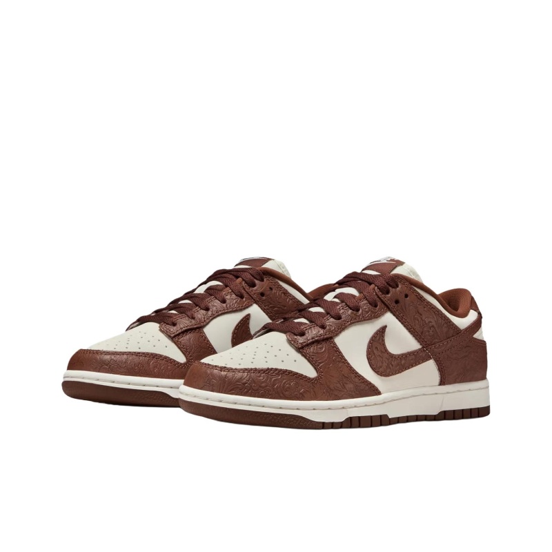 Nike Dunk Low 'Sail Sail Metallic Gold Fauna Brown' Женские