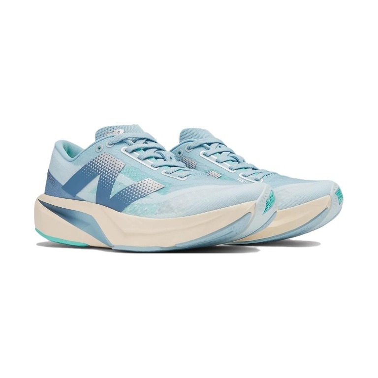New Balance FuelCell Rebel v4 'Quarry / Chrome / Heron Blue' Женские