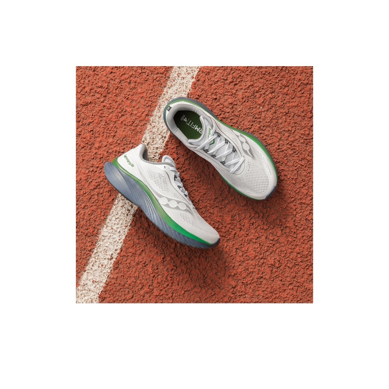Saucony Kinvara 'White Grey' Мужские