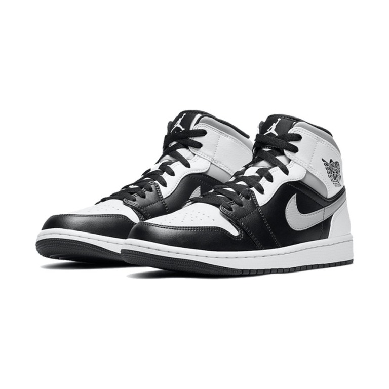 Air Jordan 1 Mid 'Black Dark Smoke Grey Gum Medium Brown Black' Мужские