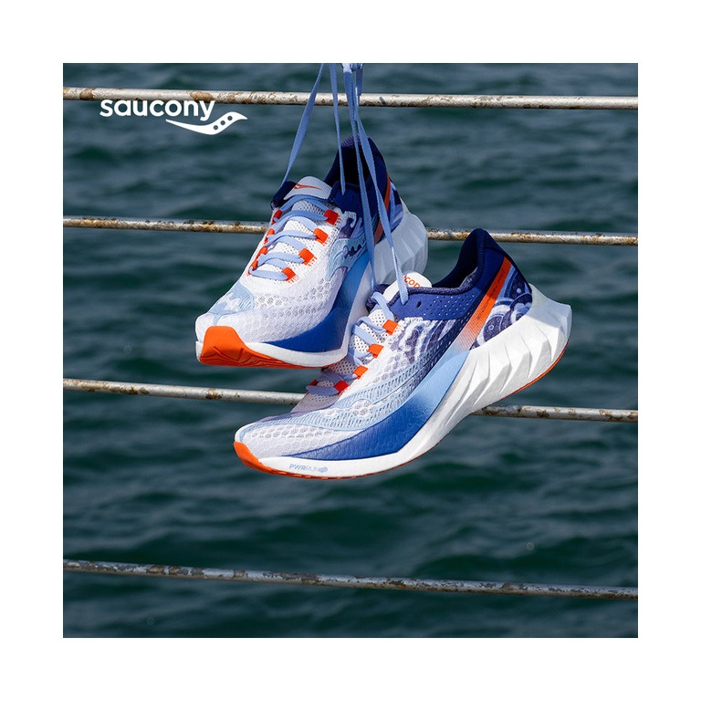 Saucony Endorphin Pro 4 'White Blue' Мужские