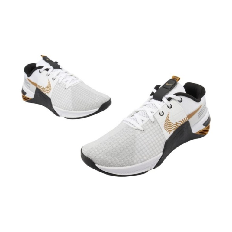 Nike Metcon 8 'White / Midnight Navy / Metallic Silver' Мужские