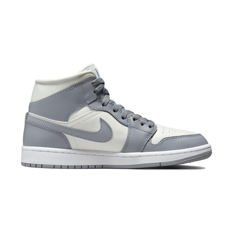 Air Jordan 1 Mid 'White Black University Blue' Женские