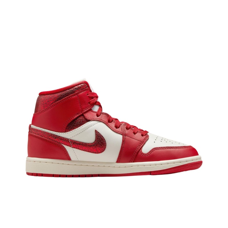 Air Jordan 1 Mid 'Red' Женские