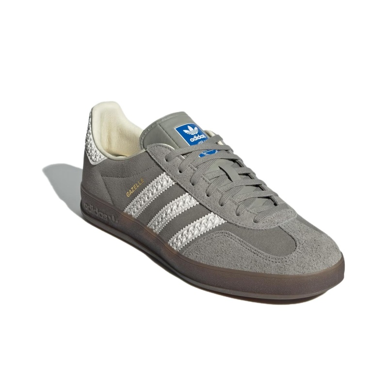 Adidas Gazelle Indoor 'Silver Pebble/Off White/Gold Metallic' Мужские