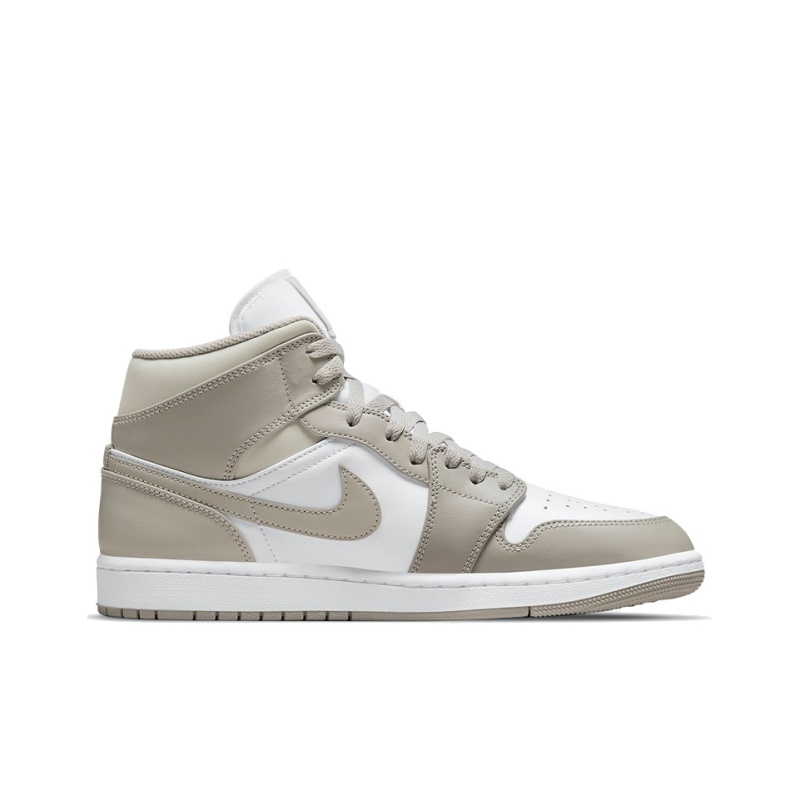 Air Jordan 1 Mid 'College Grey / White / Light Bone' Мужские