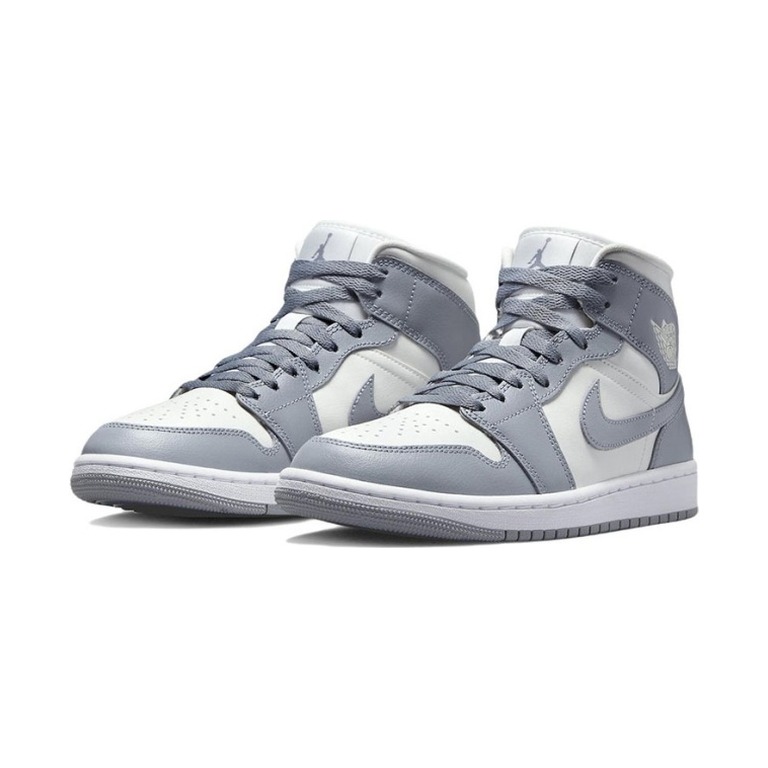 Air Jordan 1 Mid 'White Black University Blue' Женские