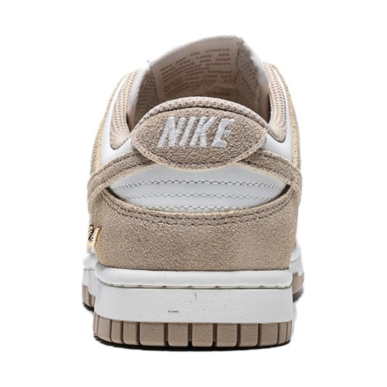 Nike Dunk Low 'Sail White Metallic Gold Linen' Женские