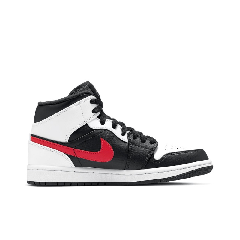 Air Jordan 1 Mid 'Black / Chile Red / White' Мужские