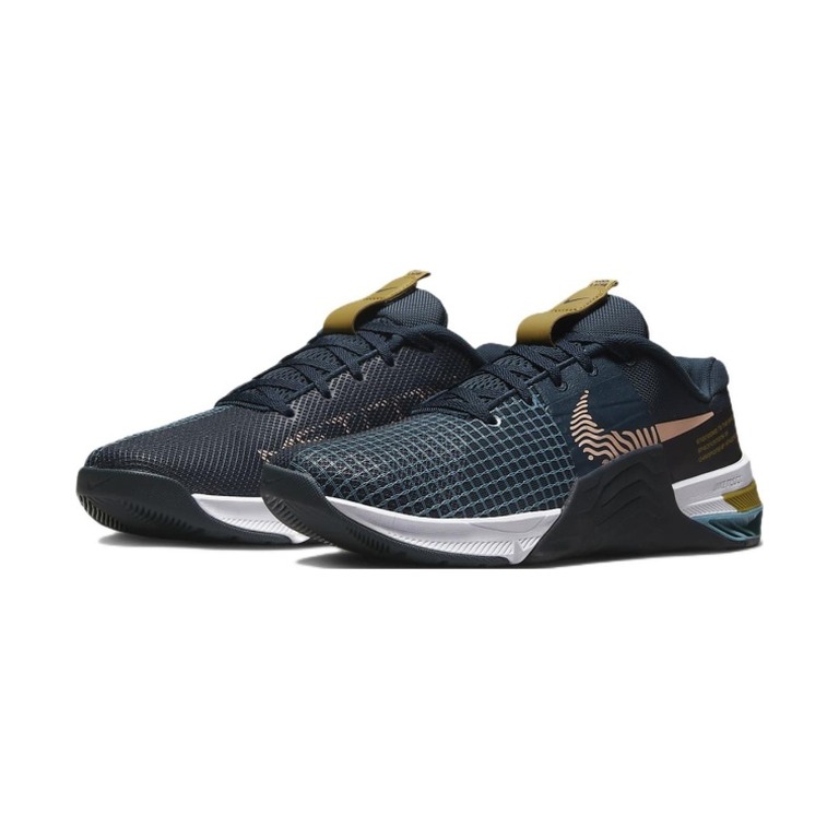 Nike Metcon 8 'Armory Navy / Obsidian / Cerulean / Arctic Orange' Мужские