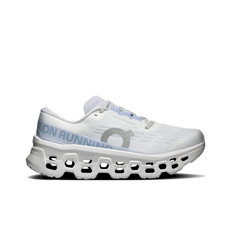 On Cloudmonster 3 'White Blue' Женские