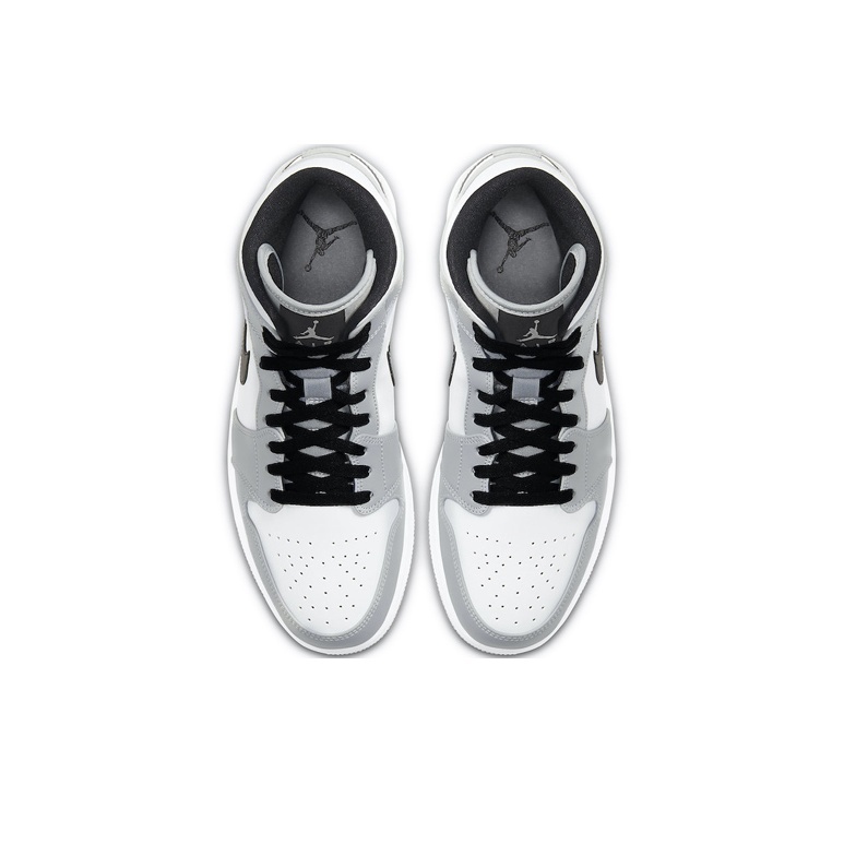 Air Jordan 1 Mid 'Light Smoke Grey/Black/White' Мужские