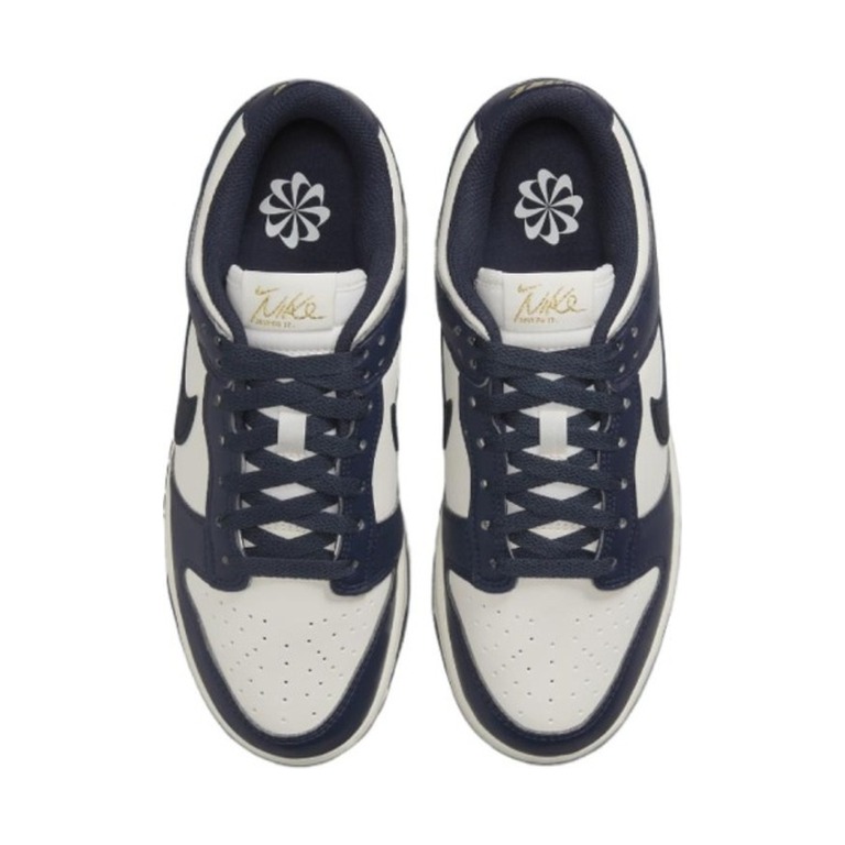 Nike Dunk Low 'Phantom / Pale Ivory / Metallic Gold / Obsidian' Женские