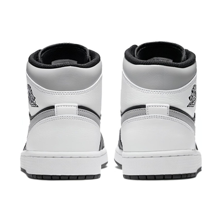 Air Jordan 1 Mid 'Black Dark Smoke Grey Gum Medium Brown Black' Мужские
