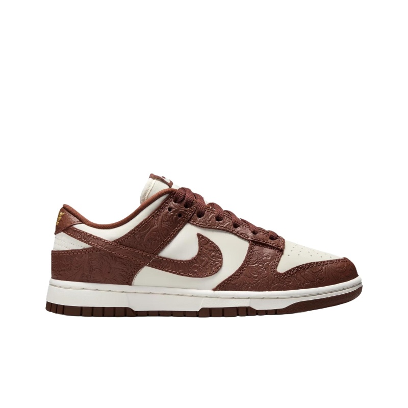 Nike Dunk Low 'Sail Sail Metallic Gold Fauna Brown' Женские